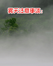其它彩信养生彩信雾天注意事项